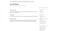 Desktop Screenshot of jenkollmer.com
